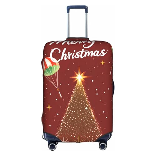 Travel Luggage Cover Merry Christmas Tree Gift Fashion Washable Baggage Suitcase Protector Fit For Luggage X-Large