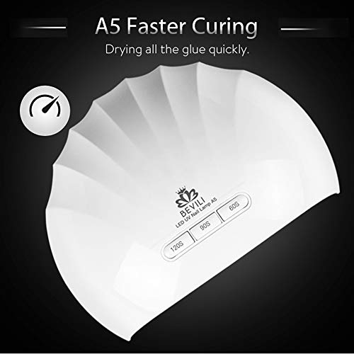 Yuwao Lâmpada de unha LED 36 W unha de unha de gel de cura de unha Secador de unha profissional máqu