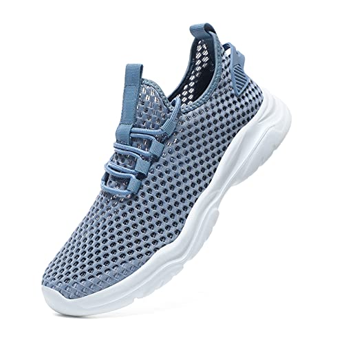 Chaussures de sport homme bleu pointure 46 avec maille creuse respirante