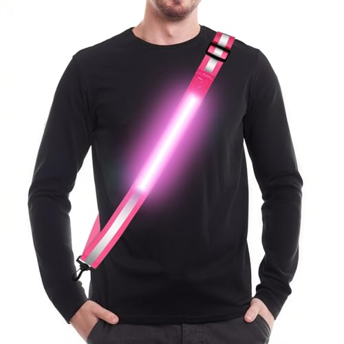 Ceinture réfléchissante LED de course et vélo pour s'entraîner la nuit en sécurité