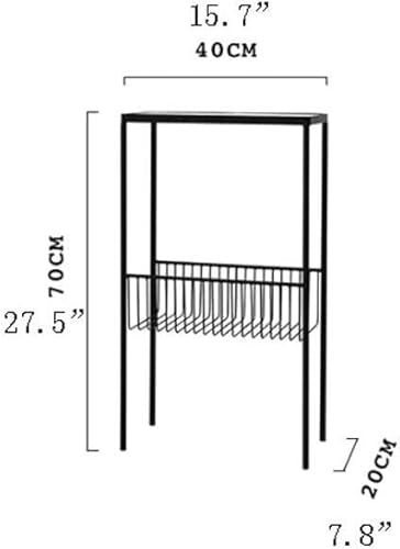 Miniatura 3 de Estantería para libros, estantería de estratificación de hierro, estantería pequeña, estante de almacenamiento móvil, para sala de estar, estantería