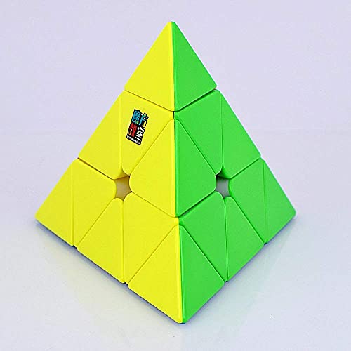 Image of Mayatra's MoYu MeiLong Pyraminx Triangle High Speed Stickerless Magic Pyramid Puzzle Cube Toy,Multicolorfor 14 Years and Up