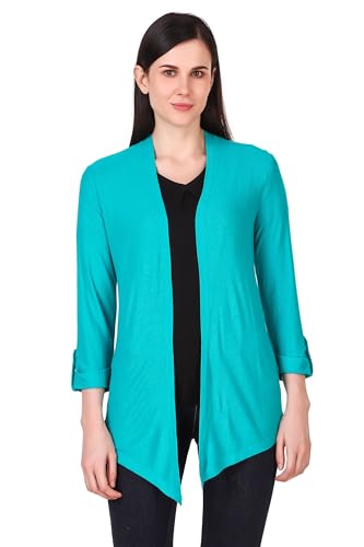 Image of Frenchtrendz Womens's Viscose Crepe Shrug(Size: XS-4XL)