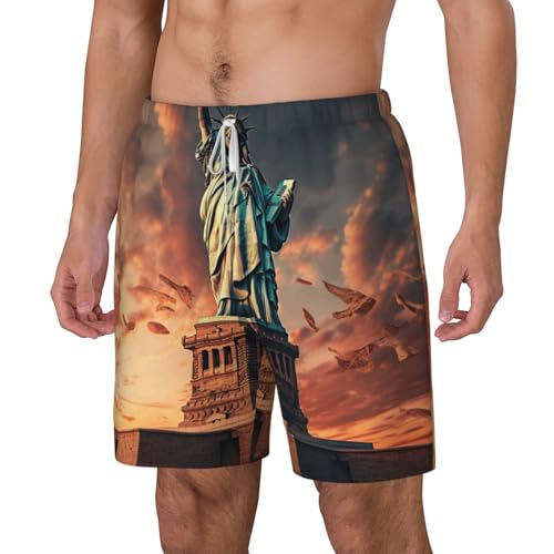 Pantalones cortos de natación transpirables para surf y fitness playero de hombre 2