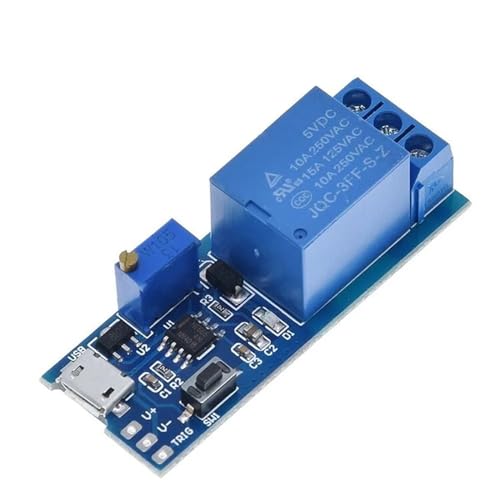 Module de commande de relais de retard réglable 5V 12V 24V 30V avec déclencheur Micro USB - 2