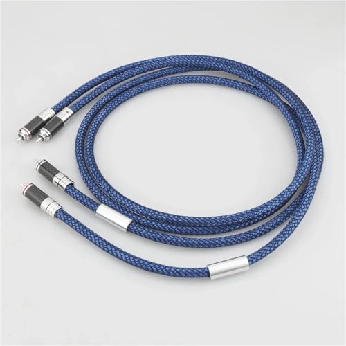 Cable RCA plateado 0.5M para audio miniatura 6