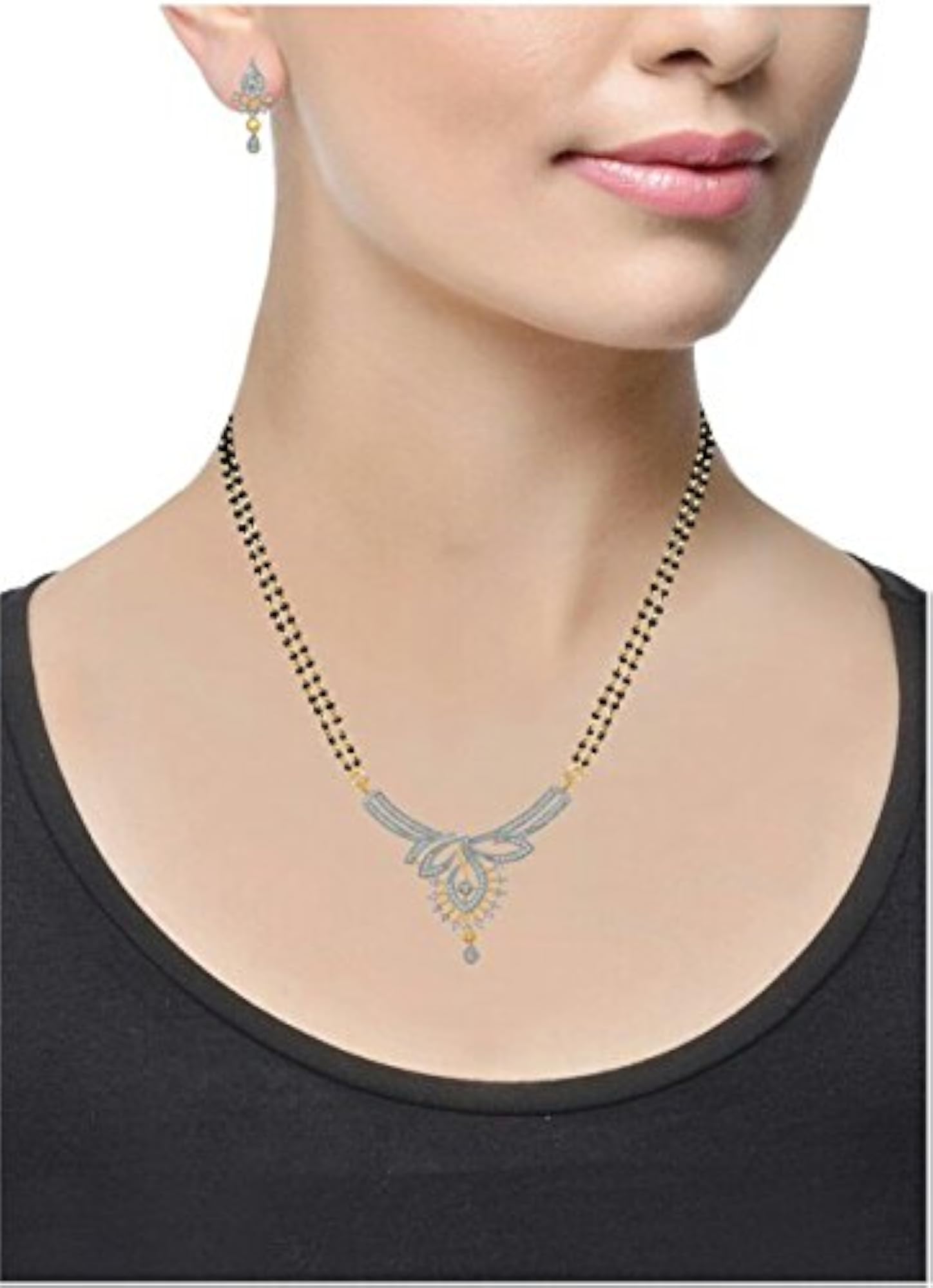 Pride American Diamond Mangalsutra Set