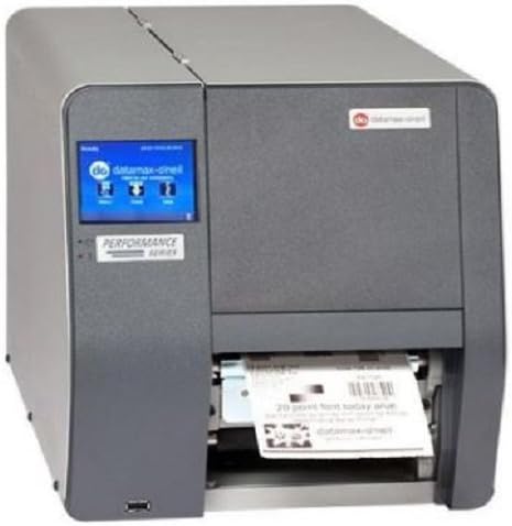 Datamax PAC-00-08000004 P1125 Performance Printer, Direct Thermal, 10 IPS, 300 DPI, USB/LAN, 50 Scalable Fonts, Media Hanger, Color Touch Screen