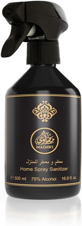 Arabian Oud MADAWI 500 ml 16.9 Oz Home Spray | Home Spray Sanitizer | Pineapple, Orange blossom, Patchouli and Musk | Fruity, Floriental and Oriental Scent.
