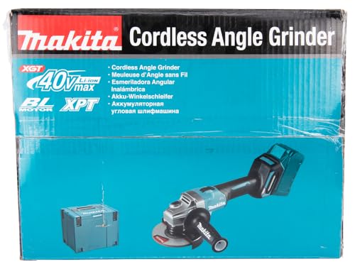Makita GA005GM201 Meuleuse d'angle sans fil 40V max. / 4.0 Ah, 2 batteries + chargeur en MAKPAC