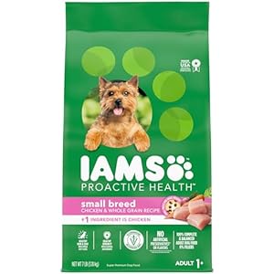 IAMS Proactive Health Small Breed Adult Dry Dog Food with Real Chicken, 7 lb. Bag