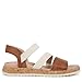 Dr. Scholl's Womens Isle Fun Flat Sandal Honey Brown 8 M