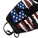 SESLFLKPJK Adults Men Women Reusable Face Scarf Mask Fashion Scarf Dust Proof Windproof Mouth Cover, Love American Flag Map Face Protection for Sports Travel Hiking