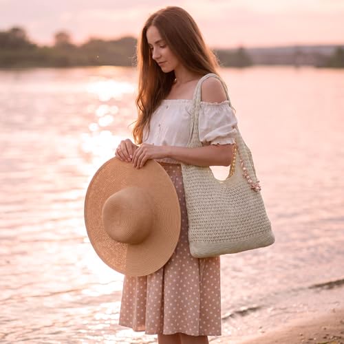 Bolso de Playa de Crochet para Mujer miniatura 2