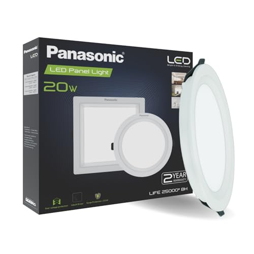 Panasonic 20W LED Panel Light with Integrated Driver, Round False