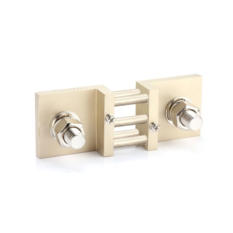 800A 1000A 1200A 1500A FL-2D DIN Type 60mV 100mV Brass DIN Copper Resistor DC Shunts for Current Analogue Panel Meter 1Pcs(1200A,100mV)