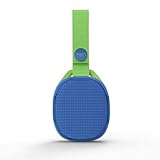 Vieta Pro Altavoz Kids - Altavoz portátil, Bluetooth 5.0, Radio FM, Reproductor USB, Micrófono, entrada aux-in, resistencia al agua IPX7, función true wireless, 5 h de batería. Acabado en azul y verde