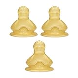 Pack de 3 unidades de tetina para biberones.