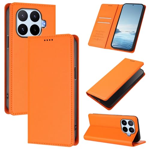 �X�}�z�P�[�X �Ή��@�� for Xiaomi 17T �X�}�z�P�[�X�y�J�[�h�z���_�[�E�E�H���b�g�E�}�O�l�b�g�o�b�N���E�t���b�v�E�X�^���h�@�\�t���zOrange