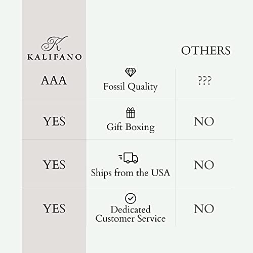 Kalifano Fossilized Shark Tooth Necklace - Authentic Prehistoric Shark Teeth Fossil Pendant On 18" Inch Braided Leather Cord - Great Gift For Men And Boys (Information Card Included) #TOP5