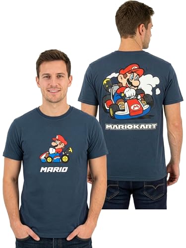 Super Mario T Shirt, T Shirt Mario Kart Homme Manches Courtes, T-Shirt Gaming Homme, Vêtement...