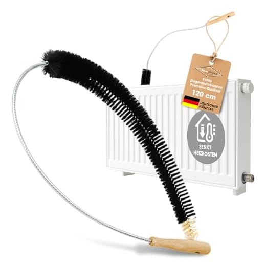 MaxxGoods Heizkörper Reinigungsbürste 120 cm mit Ziegenhaar Borsten 3 MaxxGoods Heizkörper Reinigungsbürste 120 cm mit Ziegenhaar Borsten