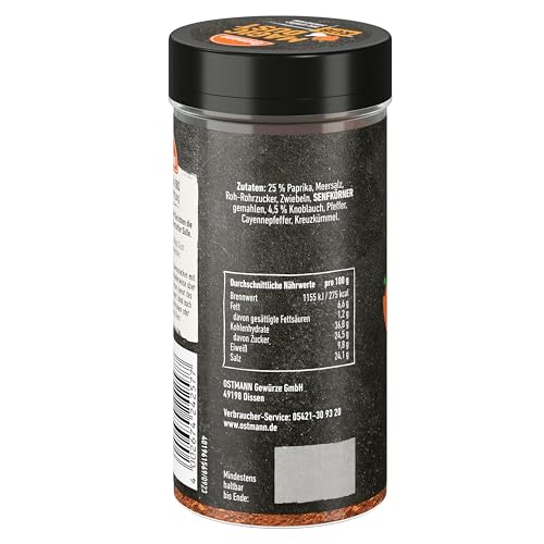 Ostmann Gewürze - Magic Dust | BBQ Rub Gewürzzubereitung | Trockenmarinade für Grillfleisch | Ideal zum Marinieren von Grillfleisch aller Arten | Vegan | 140 g im Streuer