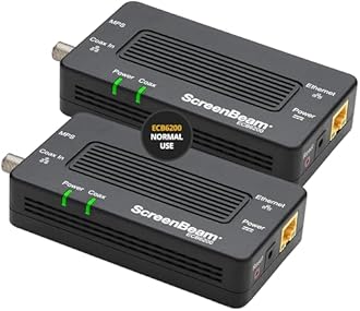 Actiontec Bonded MoCA 2.0 Ethernet to Coax Adapter, 2 Pack (ECB6200K02)