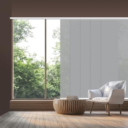 VIEWTEX | Kit Panneau Japonais (Panneau Coulissant) Screen Isolant Thermique - Degré d'ouverture 10%| Fabriqué en Europe | 5 Ans de Garantie