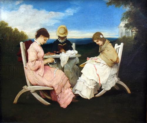 Art abstrait peinture sur toile les Sœurs de Gabriel Cornelius Ritter Von Max