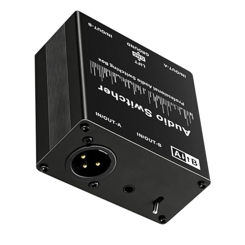 ���^���T�E���h�M���X�C�b�`���[ XLR / 3.5Mm / 6.35Mm �R�l�N�^���T�|�[�g �\�[�X�X�C�b�`���[ ���C�u�v���̕\���ύX�ɍœK