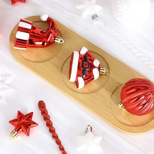 Boules de Noël incassables et décorations de vacances pour balcon