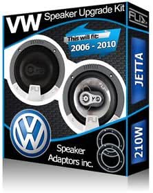 Haut-parleurs Voiture Haut-parleurs Pioneer 6.5 Pouces Pour VW Caddy Kit Complet Avec Adaptateurs L 1225208