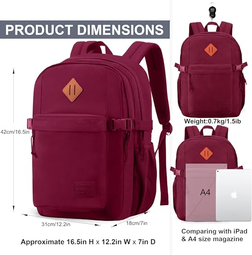 Image of SUPACOOL Campus Backpack, Laptop Bag with 2 Compartments, Travel Backpack
