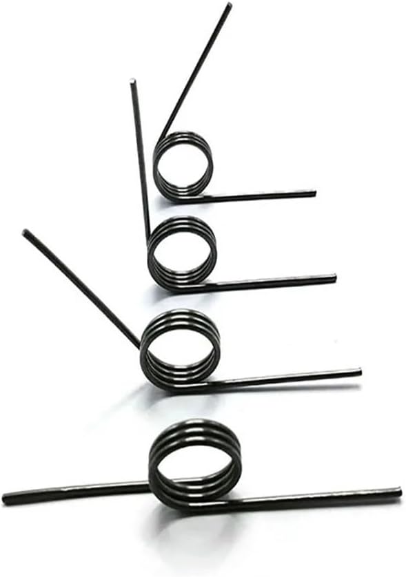 10pcs Wire Diameter 1.4mm 3/6/9Coils Spring Steel V-spring Torsion Tiny Torsion Spring Hairpin Spring 180/120/90/60 Degree Small Springs Compression (Size : 90 Dregees, Color : 9LAPS_7MM)