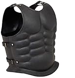 Spartan Roman Steel Muscle Plate Cuirass Armor Leather