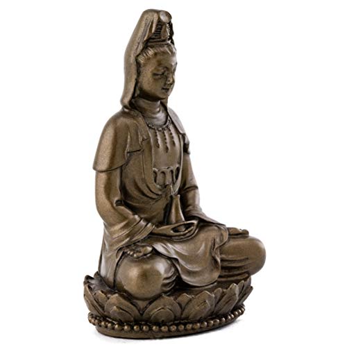 Estatua decorativa pequeña Guan Yin Top Collection 3 in miniatura 4
