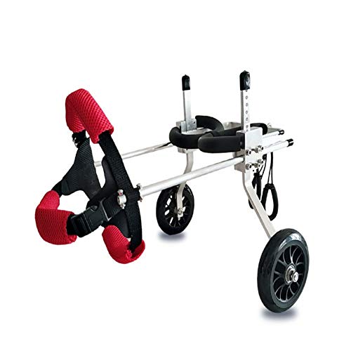 GUTYRE Pet Wheelchair, Adjustable Dog Wheelchair Disabled Dog Assisted Walk Car, For Adult Cats Small Dogs,XXL