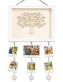 ElekFX Gifts for Mothers/Grandma/Lover Wall Hanging Family Picture Frame for Pictures Display, with