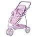 Little World di Olivia - Scintillio Stelle Principessa 2-in-1 Baby Doll Stroller - Viola OL-00010