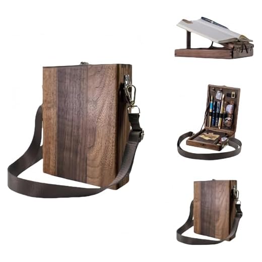Handmade Messenger Tool Box for Artists