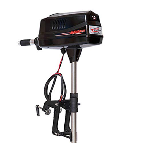 Futchoy Outboard marine engine，Hangkai 60V electric outboard motor 10 horsepower 2200W inflatable boat fishing boat engine fishing aquaculture outdoor adventure power