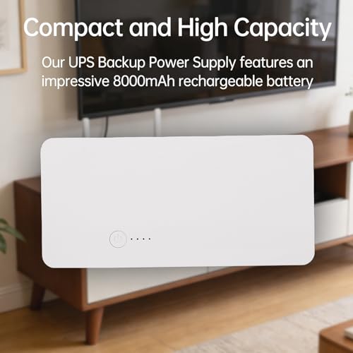 Batterie de secours UPS pour routeur et modem avec alimentation sans interruption 8800mAh - 5