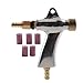 QAVODB Air Sandblaster Gun Sandblasting Cabinet Kit for Blasting Gun Machine Accessories with 5 Ceramic Nozzles