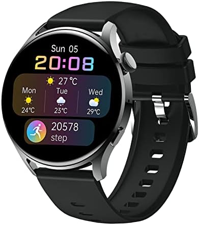 Smartwatch, ZHENROAD Fitness Watch for Android/iOS Phones, IP68 Waterproof Activity Tracker with Speaker and Ring Notifications, Full Touch HD Screen Heart Rate/Pedometer/Sleep Monitor for Men/Women