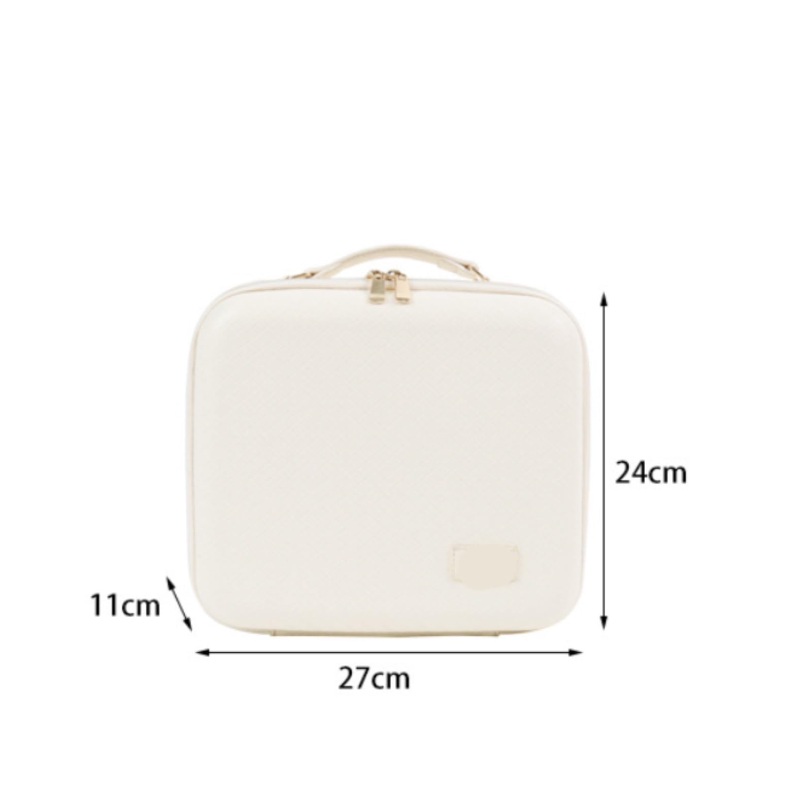 Porta Trucchi da Viaggio Borsa cosmetica illuminata, grande capacità, scatola cosmetica spessa con specchio luminoso Travel Makeup Bag with Led Mirror