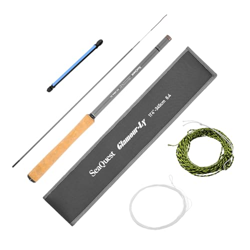 Canne Tenkara SeaQuest Glamour-LY telescopique carbone action precise Phantomn-HY