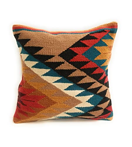 Ranch Junkie Mercantile Southwestern Wool Pillow Cover 18x18