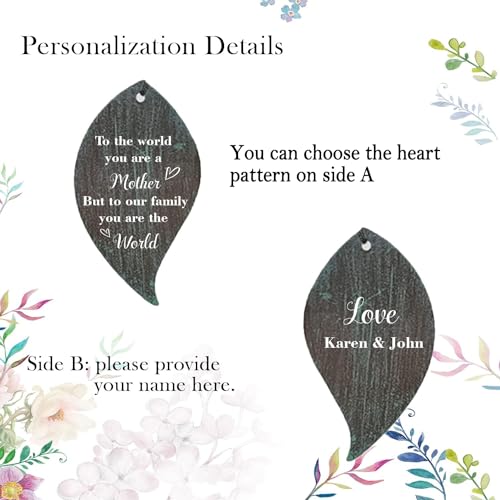Image of ASTARIN Personalized Wind Chimes for Mother's Day,Customized Wind Chime Outdoor Deep Tone,Hummingbird Wind Chimes,Custom Gift for Mom,Grandma, from Daughter,Son