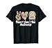 Peace Love Bus Colorful Tie Dye Leopard Bus Driver Life T-Shirt